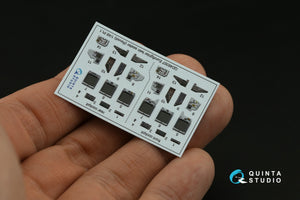 Intérieur coloré imprimé en 3D sur papier décalcomanie pour Eurofighter biplace Quinta Studio QD48307 (Revell) 1/48 – immagine 8