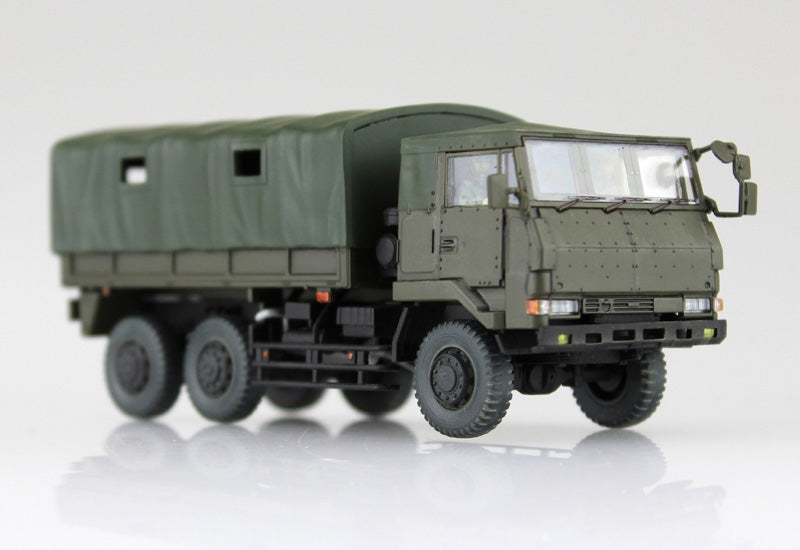 Camion Aoshima 01208 JGSDF 3 1/2t avec blindage additionnel et 6 figurines, échelle 1/72 – image 2