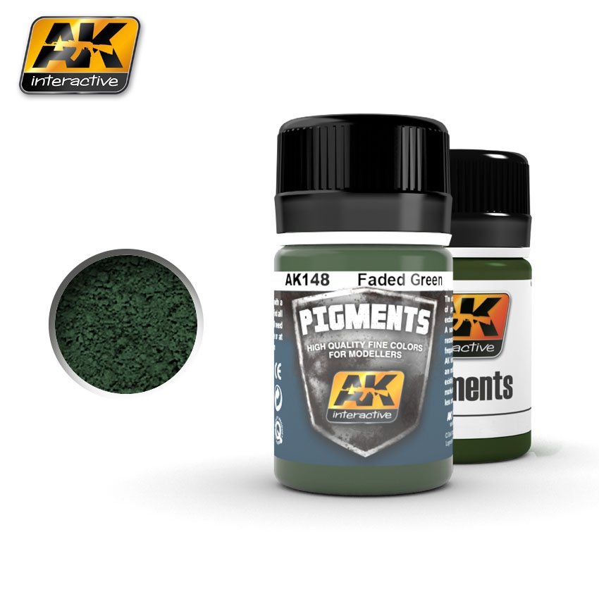 Pigment vert délavé AK148 d&amp;#39;AK Interactive, 35 ml