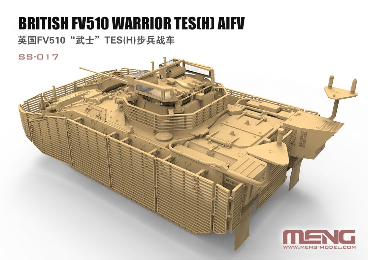 Maquette Meng SS-017 Véhicule de combat d&amp;#39;infanterie britannique FV510 Warrior TES(H) au 1/35 – image 4