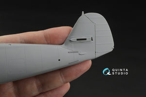 Quinta Studio QD32256 Bf 109F2/F4 3D-Printed &amp; coloured Interior on decal paper (Hasegawa) 1/32