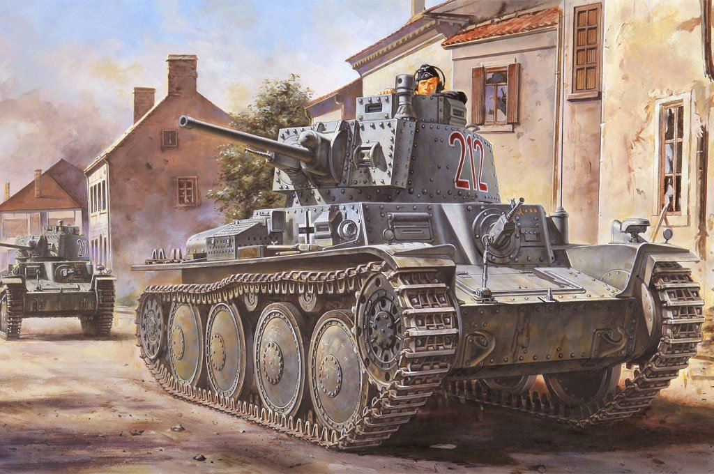 Hobby Boss 80138 Pz.Kpfw. / Pz.BfWg 38(t) Ausf. B allemand