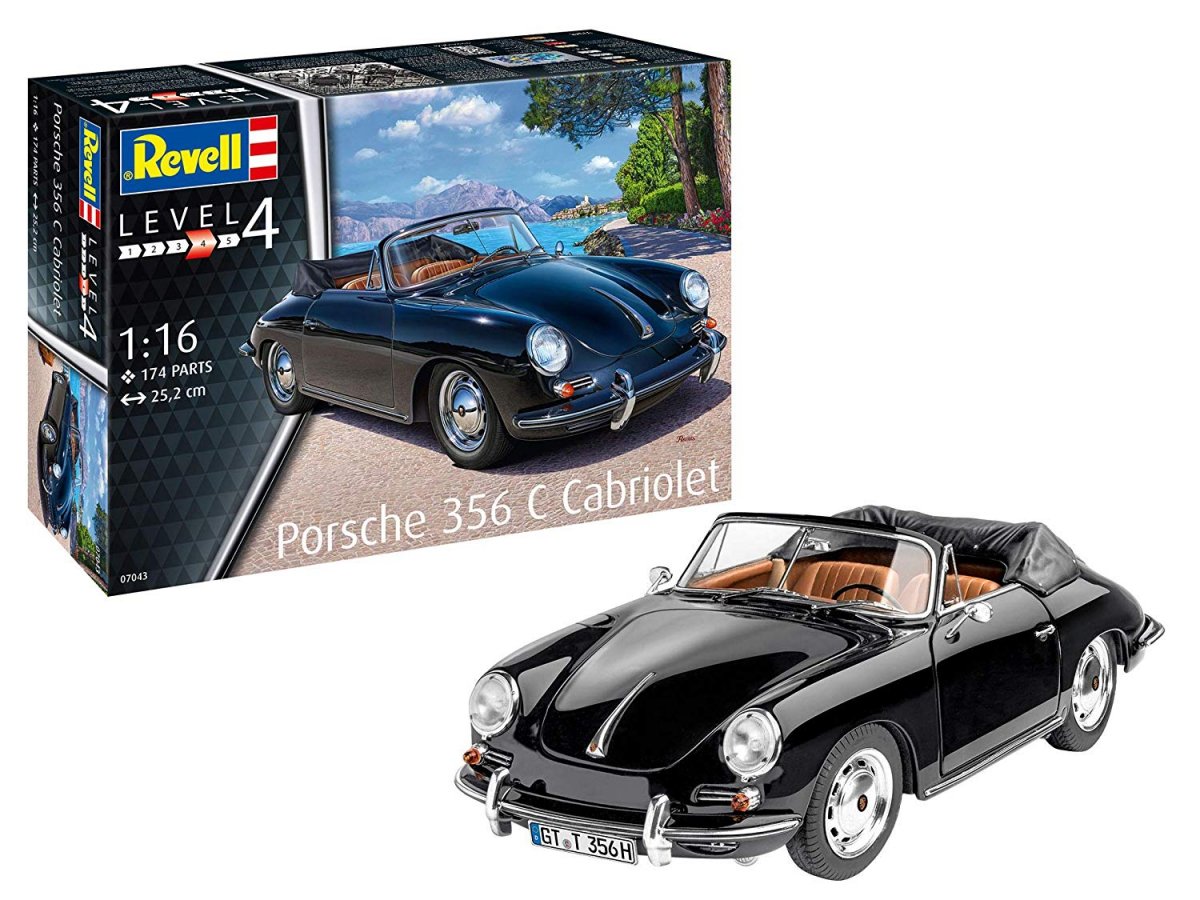 Revell 07043 Porsche 356 Cabriolet 1/16 – Bild 5