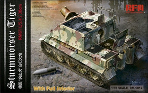 Maquette Rye Field 5012 Sturmorser Tiger (intérieur complet) 1/35