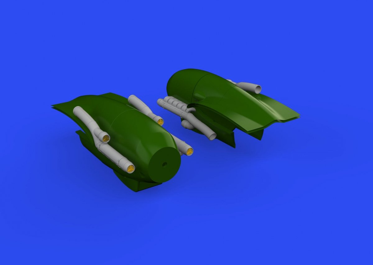 Cheminées d&amp;#39;échappement Eduard 648606 pour Bf 110G-4 au 1/48 – Bild 3