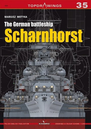 Kagero 7035 Le cuirassé allemand Scharnhorst EN/PL