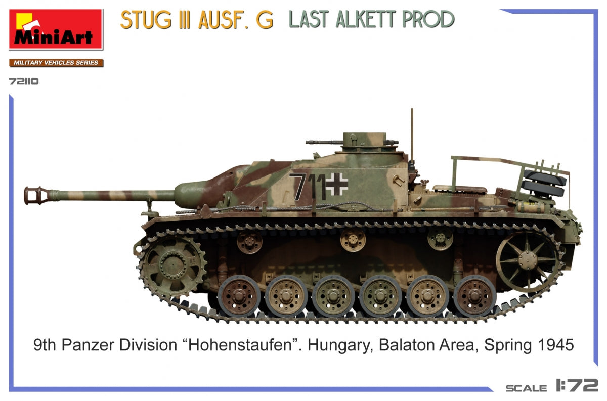 MiniArt 72110 StuG III Ausf. G Dernier Alkett Prod 1/72  – immagine 9