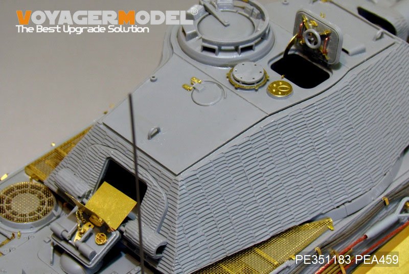 Maquette Voyager PE351183 Char King Tiger allemand de la Seconde Guerre mondiale (tourelle Porsche) (pour kit DRAGON/ZVEZDA) 1/35 – imagen 12