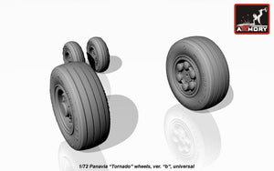 Roues Armory Models AW72501b Panavia Tornado, avec pneus type « b » (GY) 1/72 – image 4