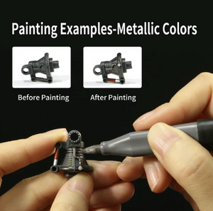Marqueur à pointe souple à base d&amp;#39;eau DSPIAE MKF-07 Rose fluorescent – Bild 3