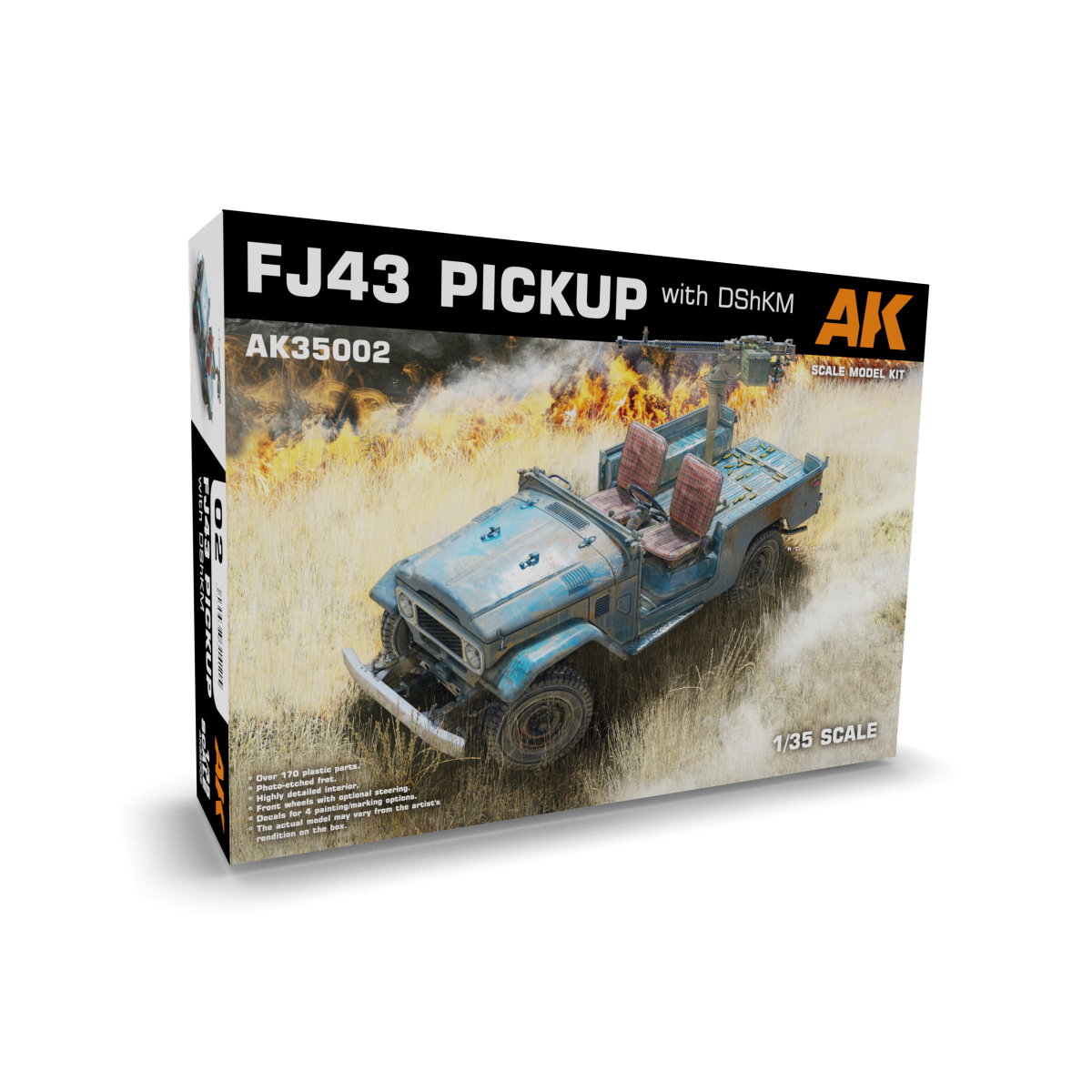 AK Interactive AK35002 FJ43 PICKUP AVEC DSHKM 1/35