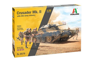 Italeri 6579 Crusader II avec infanterie de la 8e armée, échelle 1/35 – immagine 2
