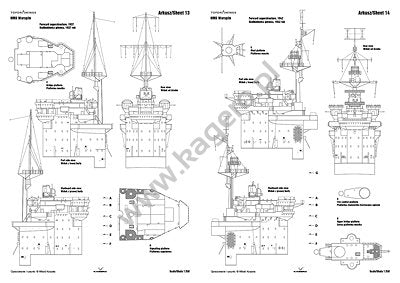Kagero 7018 Le cuirassé HMS Warspite EN/PL – immagine 3