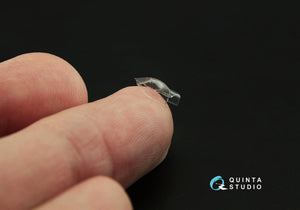 Quinta Studio QC144001 Verrière transparente thermoformée pour Spitfire Mk.IX, 3 pièces (pour kit Eduard) 1/144 – image 4