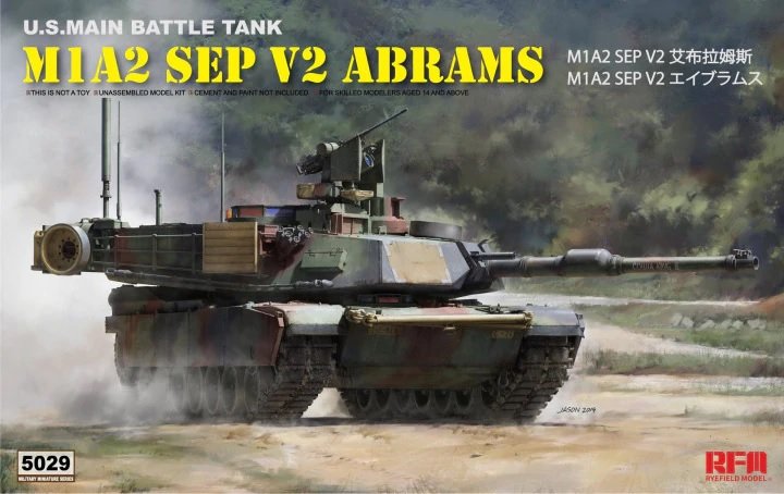 Maquette Rye Field 5029 M1A2 SEP V2 1/35