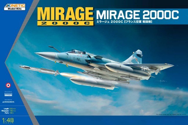 Kinetic K48042 Mirage 2000C Multi-rôle 1/48