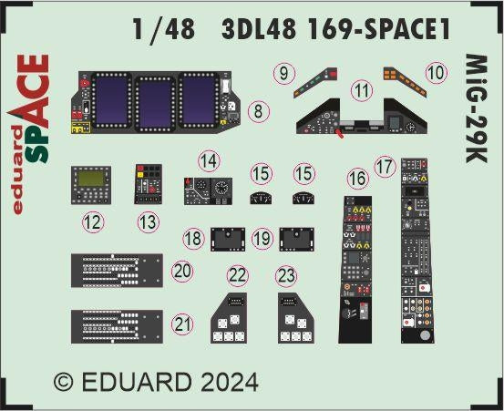Eduard 3DL48169 MiG-29K SPACE HOBBY BOSS 1/48 – image 3