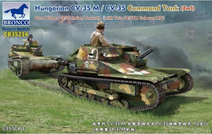 Bronco CB35216 Tankette hongroise 35M Ansaldo Carro Veloce L3/35 Tankette italienne (avec mitrailleuse double Gebauer 34/37MG) 1/35