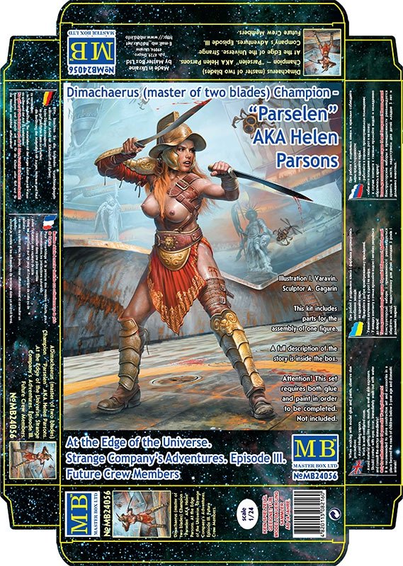 Master Box 24056 Dimachaerus (maître des deux lames) Champion – « Parselen » alias Helen Parsons 1/24 – image 2