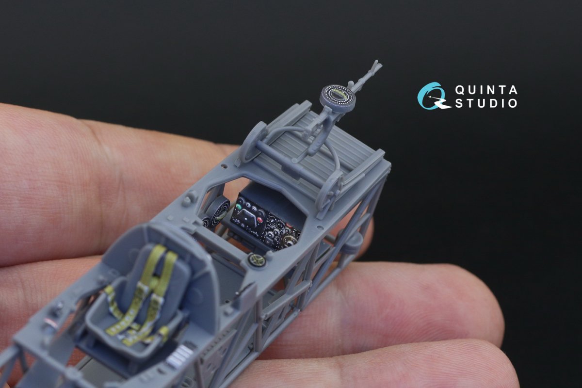 Intérieur imprimé en 3D et coloré sur papier décalcomanie Quinta Studio QD48255 Swordfish Mk.I (Tamiya) 1/48 – image 5