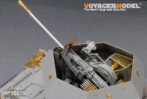 Voyager modèle PE35570 WWII allemand FlakPanzer IV Ostwind pour DROGON 6550 1/35 – image 3