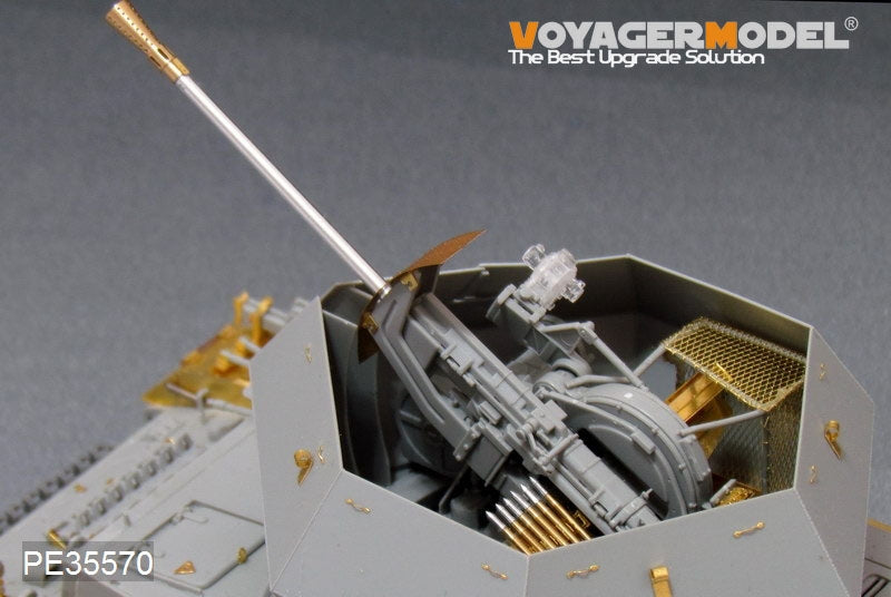 Voyager modèle PE35570 WWII allemand FlakPanzer IV Ostwind pour DROGON 6550 1/35 – image 3