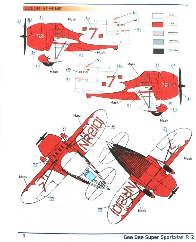 Dora Wings 48001 GEE BEE R-2 SUPER SPORTSTER AÉRONEF 1/48 – image 3