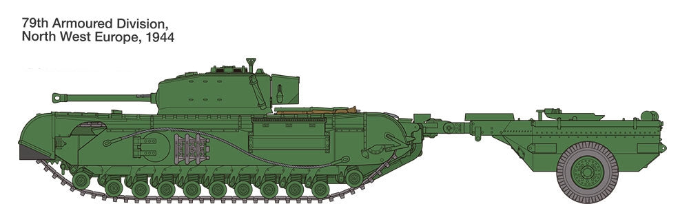 Tamiya 32594 Char britannique Churchill Mk. VII Crocodile (1/48) – Bild 9