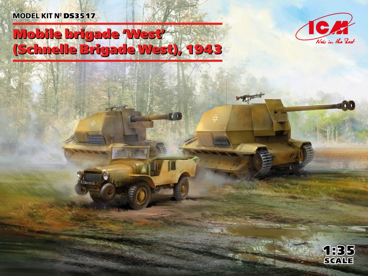 ICM DS3517 Brigade mobile Ouest (Schnelle Brigade Ouest), 1943 1/35