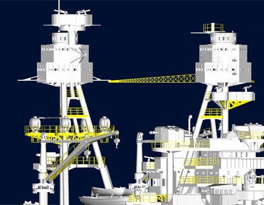 Trumpeter 03701 USS Arizona BB-39 1/200 – immagine 2