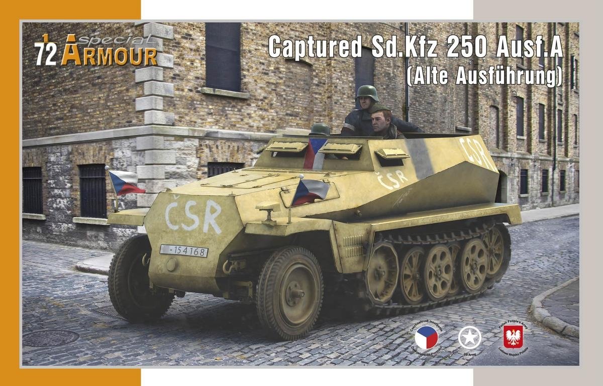 Armure spéciale 72027 capturée Sd.Kfz 250 Ausf.A (Alte Ausführung) 1/72