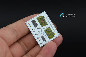 Quinta Studio QD+72214 P-40N Warhawk Intérieur imprimé en 3D et coloré sur papier décalcomanie (Academy) (avec pièces en résine imprimées en 3D) 1/72 – Bild 3