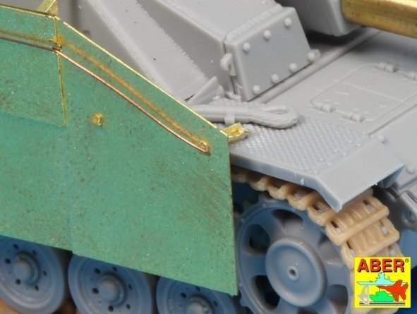 Aber 72A11 Jupes latérales pour Sturmgeschutz III (Early model) 1/72 – immagine 6