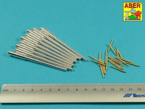 Armement principal Aber 200L-01 pour cuirassé américain Iova ou Missouri : 406 mm x9, 127 mm x20, échelle 1/200 – image 2