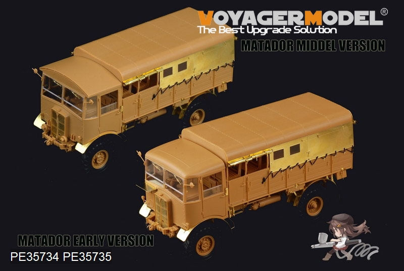 Camion AEC Matador britannique de la Seconde Guerre mondiale, version intermédiaire, modèle Voyager PE35735, pour AFV CLUB AF35239, échelle 1/35  – immagine 11