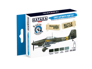 Hataka HTK-BS02 Ensemble de peinture Early Luftwaffe (4x17ml)