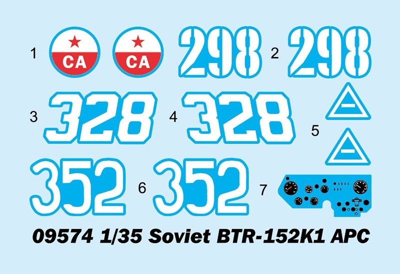 Trumpeter 09574 BTR-152K1 APC soviétique 1/35 – image 3