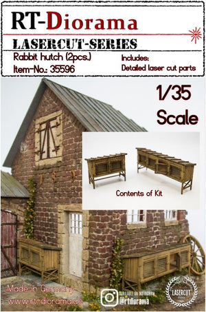 RT-Diorama 35596 Clapier à lapins (2 pièces) 1/35