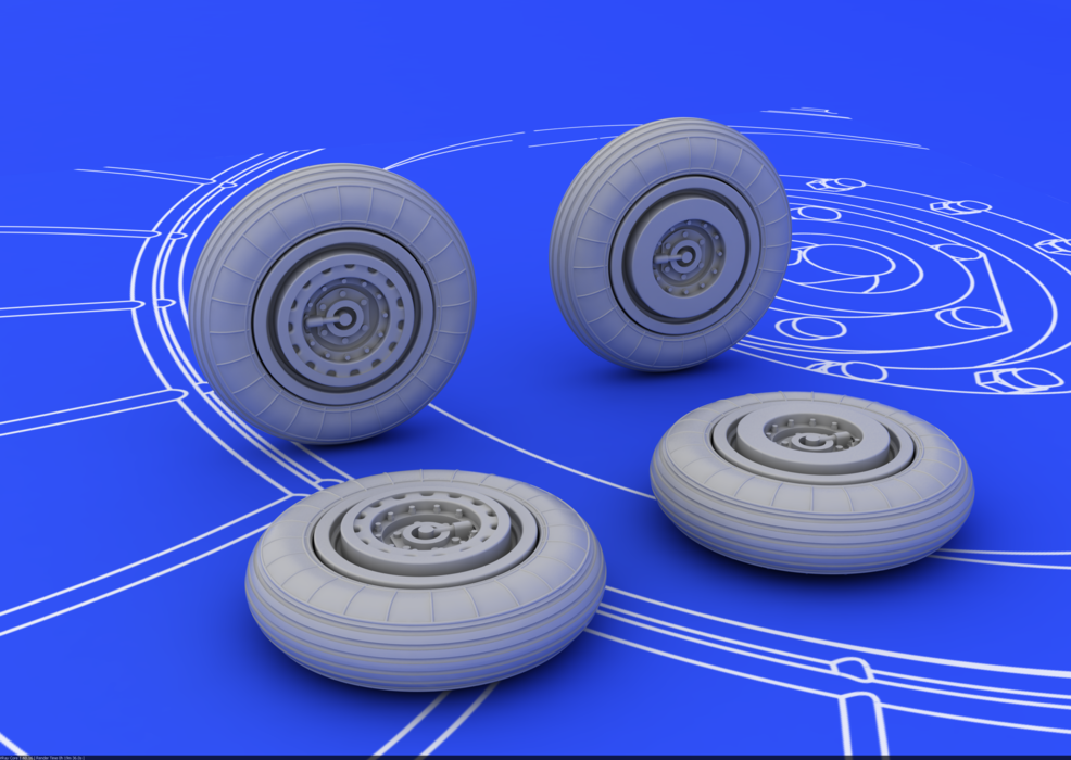 Roues Eduard 672007 MiG-15 1/72 (EDUARD)