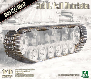 Das Werk DW16004 StuG III / Pz.III Winterketten Piste réalisable 1/16