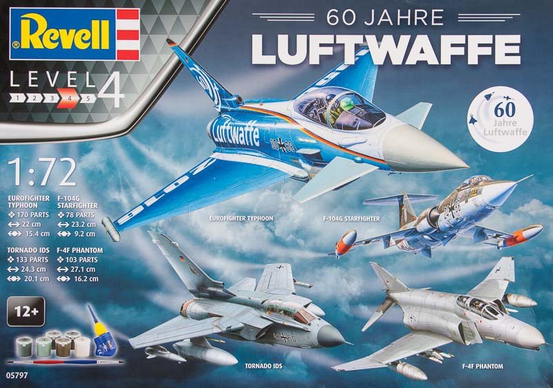 Revell 05797 60 ans Luftwaffe 1/72