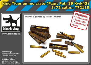 Caisse de munitions King Tiger Black Dog T72118, échelle 1/72 – Bild 3