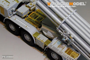 Maquette Voyager PE35900, lance-roquettes multiple russe moderne 9P140 TEL de base 9K57 Uragan (BM-27) pour TRUMPETER au 1/35  – Bild 9