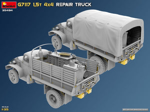 MiniArt 35494 G7117 Camion de réparation 4x4 1,5T 1/35 – imagen 40
