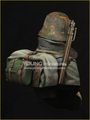 Young Miniatures YM1857 Soldat d&amp;#39;assaut allemand Première Guerre mondiale 1/10 – imagen 3