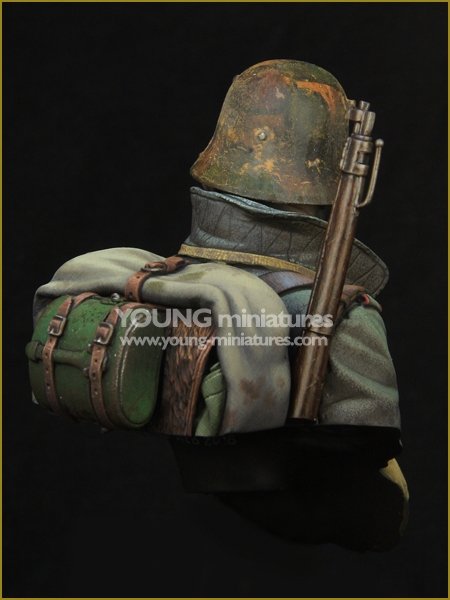 Young Miniatures YM1857 Soldat d&amp;#39;assaut allemand Première Guerre mondiale 1/10 – imagen 3