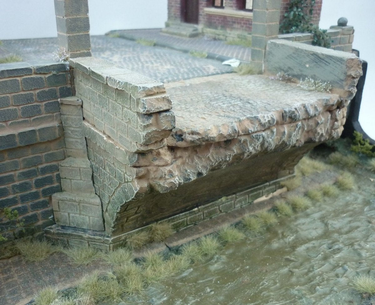 RT-Diorama 35215 Socle de diorama : « Pont brisé » 1/35  – immagine 18