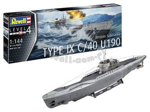 Revell 05167 Sous-marin allemand Type IX C/40 U190 1/144