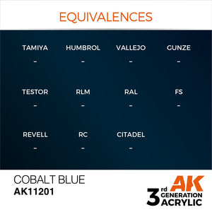 AK Interactive AK11201 BLEU COBALT – MÉTALLISÉ 17 ml – imagen 3