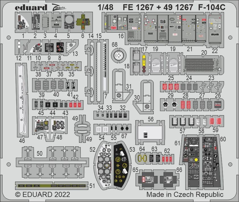 Maquette Eduard BIG49335 F-104C KINETIC au 1/48 – image 4